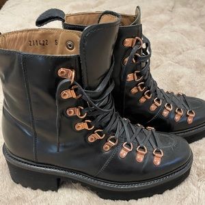 Grenson Nanette 2.0 black boots - size UK 5/US 8